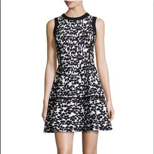 Kate spade New York floral jacquard fit and flare